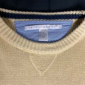 Butter Yellow Sweater ❁ Vintage butter yellow knit sweater